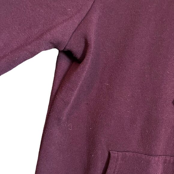 3 for $30! Reflex maroon fleece hoodie. Size medium - Picture 8 of 12